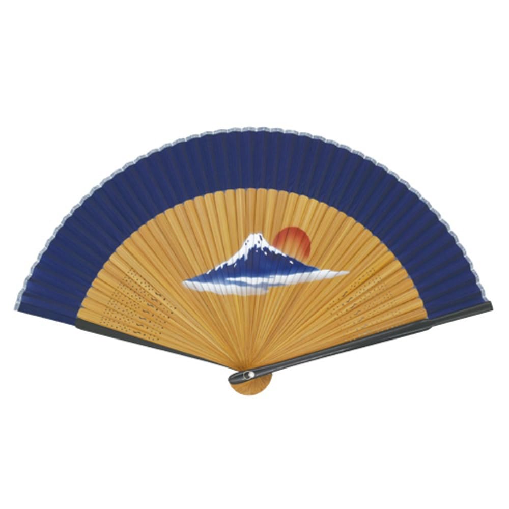 Ripple Onishi Kensei Sales Short Silk Pentex Mount Fuji Japanese for Men's Fan, 22cm, Design, Cooling, Pattern, Men, Approx. 22cm, S27-MTSP14