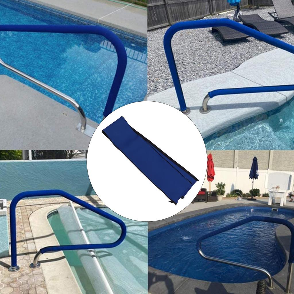 Swimming Pool Handrail Cover Adjustable Non Slip Railing Handle Sleeve Protector for Swimming Pool Ladder Handrail Application