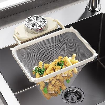 Suction Cup Kitchen Sink Food Scraps and Leftovers Drain Rack