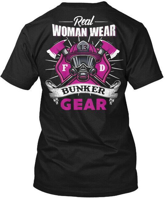 Real Woman Firefighter Tee T-Shirt Made in the USA Size S to 5XL Unisex T-Shirt XL