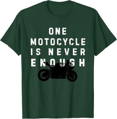 Vintage One Motorcycle Is Never Enough for Bikers Riding Men T-Shirt