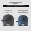"65cm Unisex Solid Color Baseball Cap with Soft Top, Deepened and Widened Brim for a Slimmer Face Look."