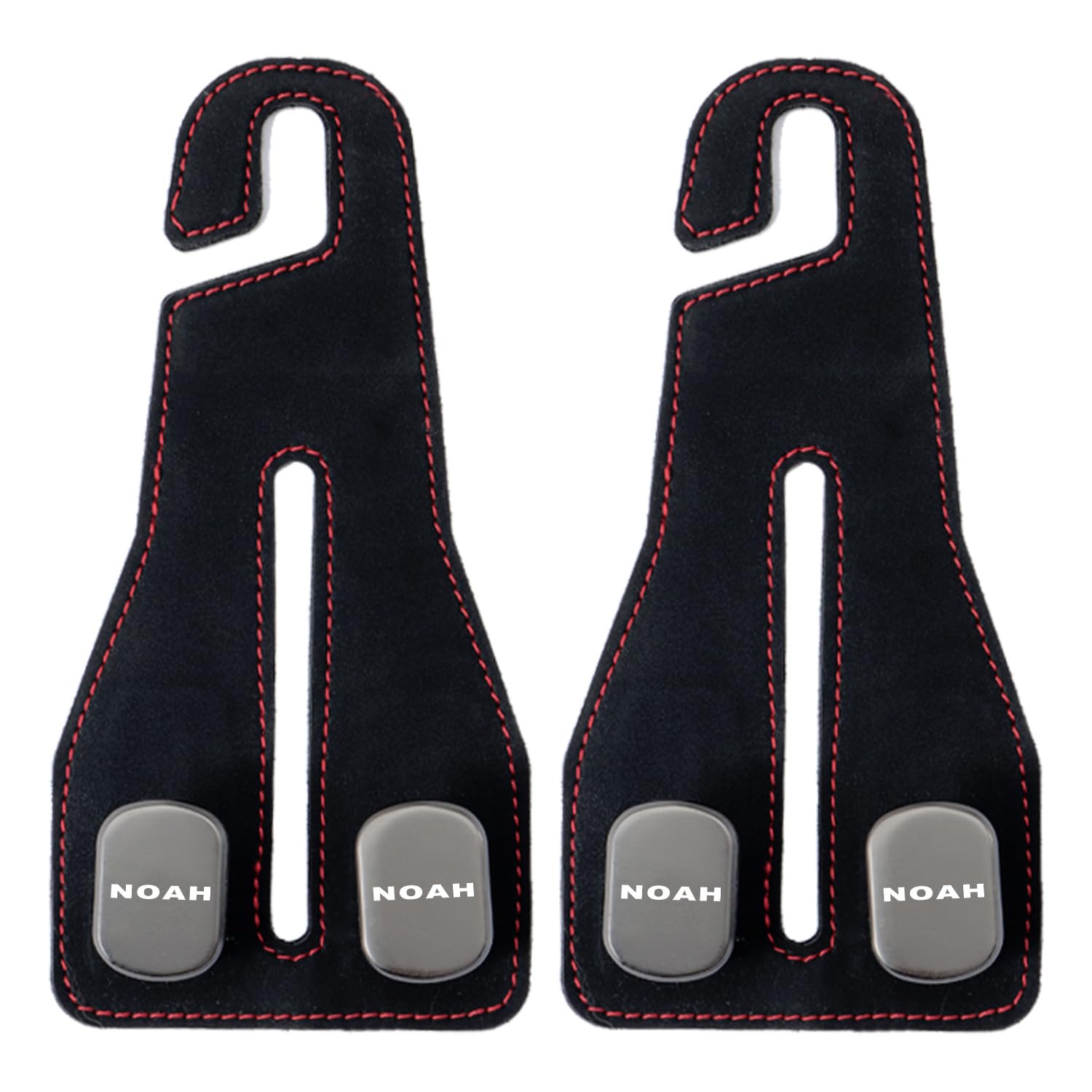 

New NOAH Noah Compatible Seat Hook (Made of Leather) Car Storage Hook Prevents Luggage чёрный