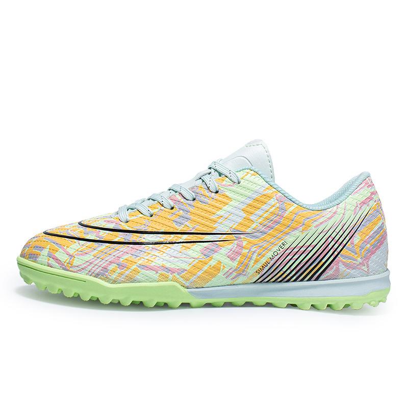 New World Cup low-top broken nail football shoes Men's long nail lawn football training shoes