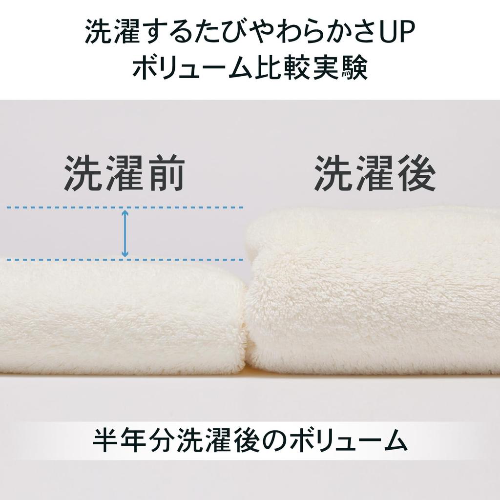 Towel Research Institute [Dry Keep] #052 Bath Towel, Greige, Set of 4, Dryer Safe, Thick, Long-lasting, Durable, 100% Cotton, 500GSM, JapanTechnology