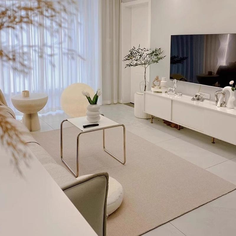 Luxurious Area Rug Soft Pile Area Rug Easy Cleaning Floor Mat for Home Decoration AntiSlip Backing Farmhouses Carpet