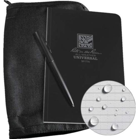 RITR 4 Kit Black Cover 5/8X7 1/4 Book/Black 774B-KIT