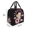 Custom Littles Ponyed Insulated Lunch Bags for School Office Fluttershy Resuable Cooler Thermal Bento Box Unisex