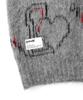 Schott SHAGGY KNIT ORIGINAL HEART Men's Size L 410 Charcoal 782-4240001