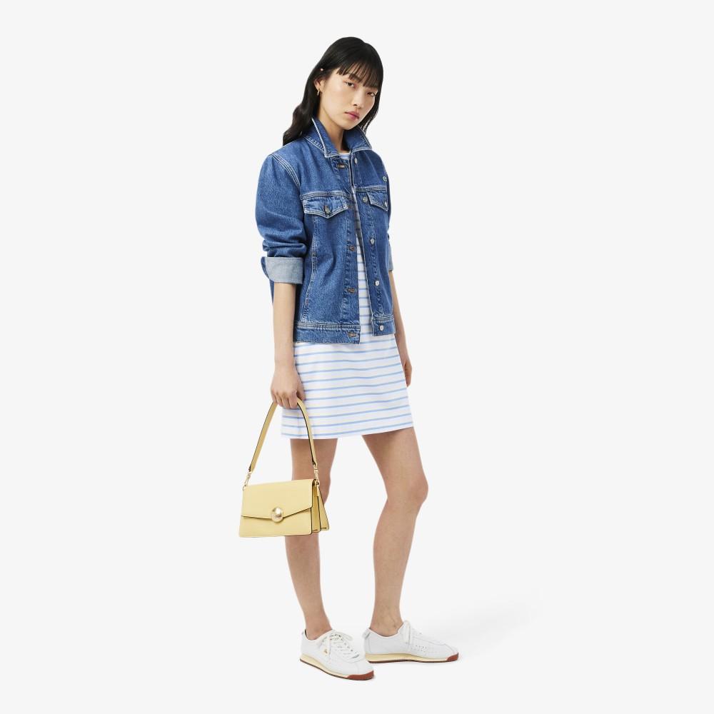 [lacoste] Women's Multi-Stripe T-Shirt Dress EF0263-56G4BI