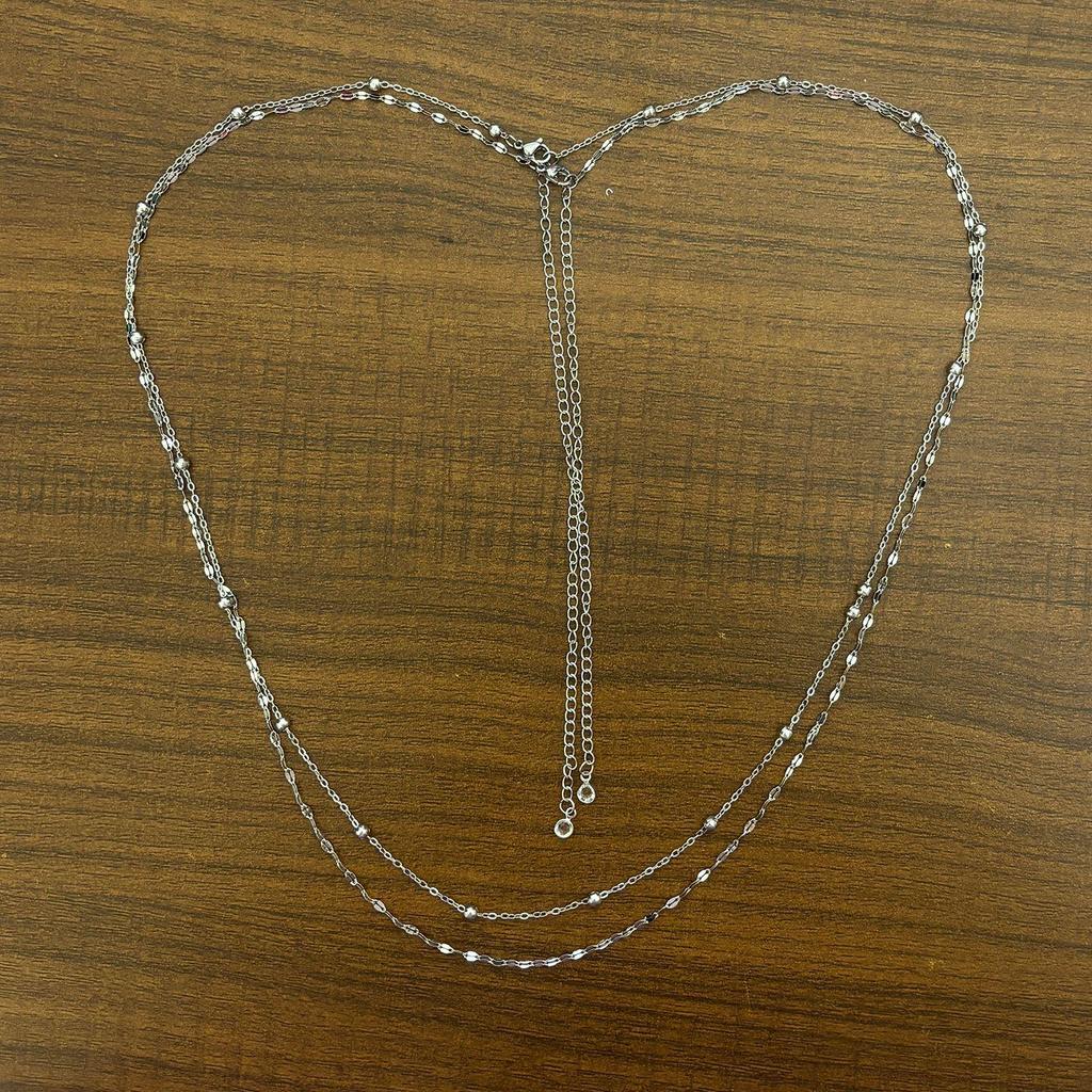 18K Gold Plated Stainless Steel Double-Layer Body Chain Set with Clip Ball and Waist Chain