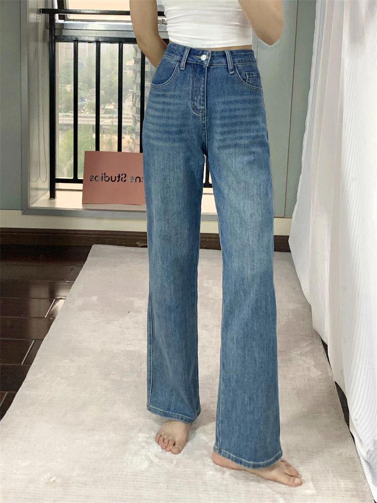 Jeans da Donna Invernali 2025, Vita Alta, Vestibilità Aderente, Foderati in Pile, Denim Spesso, Gamba Dritta, Casual, Versatili, Modellanti, Gamba Larga.