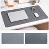 Cowhide Texture Computer Mat Double-Sided Mouse Pad Office Stationery Writing Mat Study