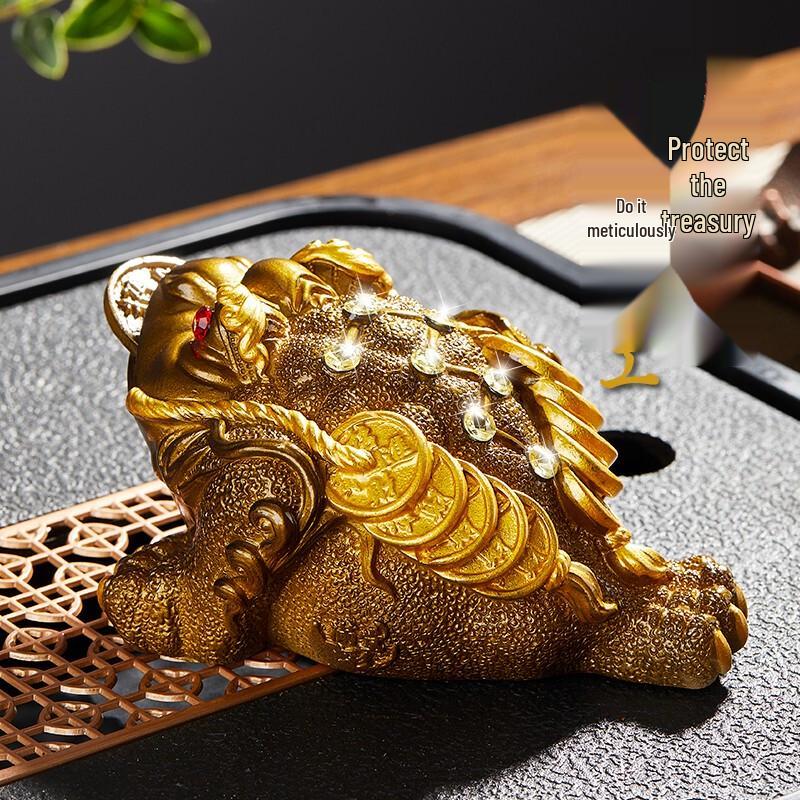 Color-Changing Golden Money Toad Tea Pet