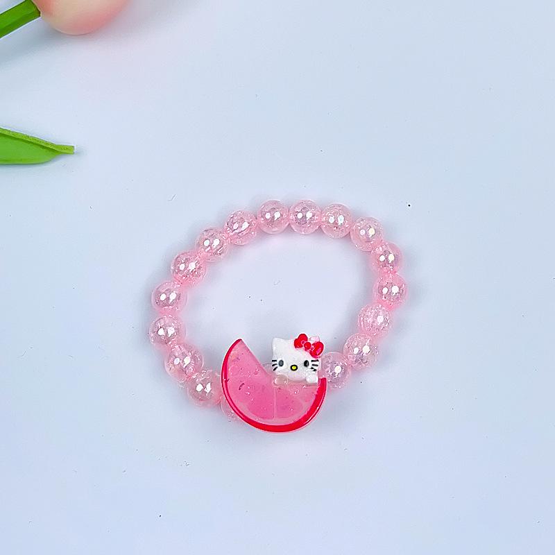 Cartoon Mermaid Pendant Beaded Bracelet for Girls