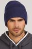 Orazio Men' Cap in Mixed Navy Blue