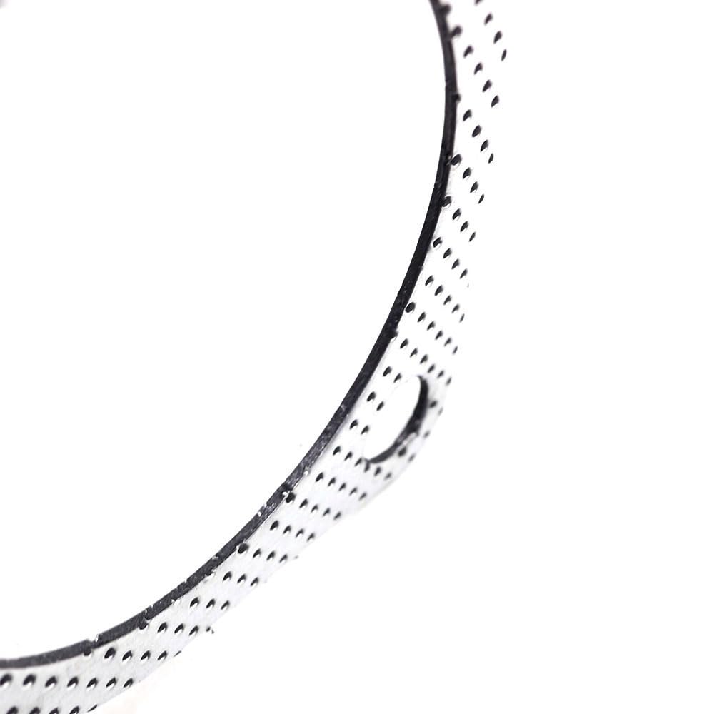 LOYELEY Muffler Gasket 4 Pieces Thickness 2mm Flange Gasket Turbo