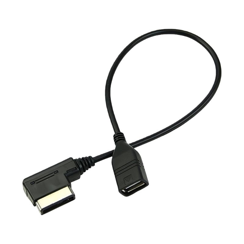 USB Cable Music AMI to USB Female Sound Adapter Data Wire Clear Sound Transmission for A6L Q5 Q7 A8L Accessories