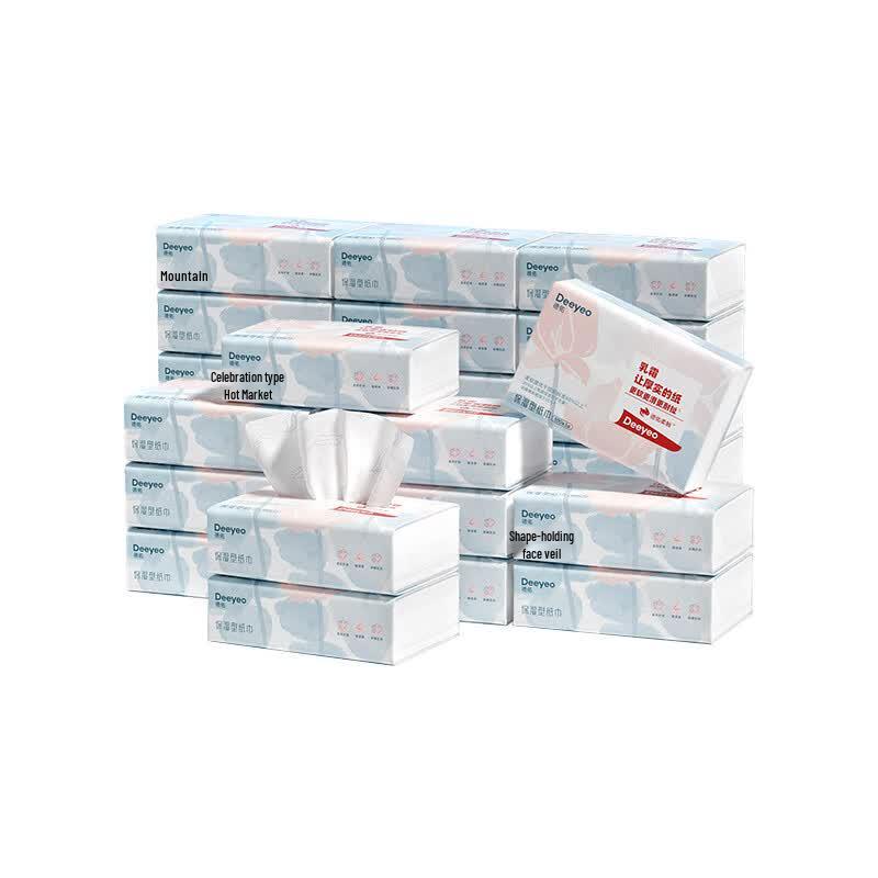 DeYou Cream-Infused Cloud Soft Facial Tissues (5-Pack)