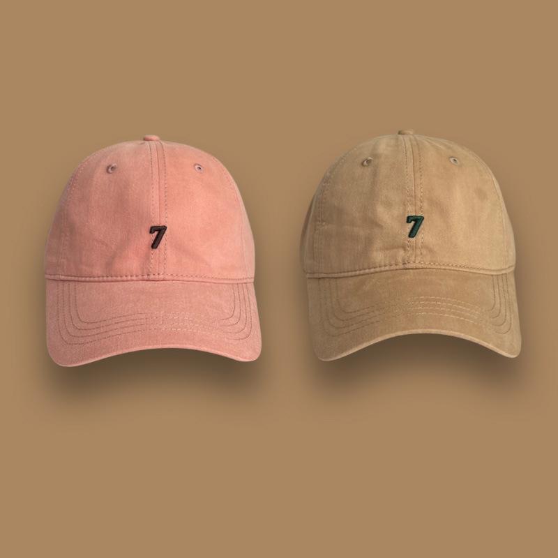 Embroidered Baseball Hat for Women In Summer Korean New Cotton Versatile Street Face Small Duckball Cap