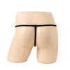 Men's stretch panties, ribbon full-pocket triangle sex underwear, men's sex thong panties
