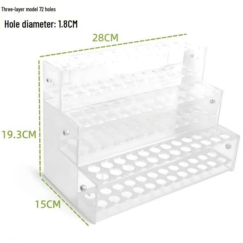 Acrylic Transparent Pen Holder: Large Capacity Desktop Organizer Stand for Stationery Storage and Display.