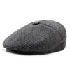 Hat Men's Winter Forward Hat Old Peaked Hat Ear Protector Hat Thickened Warm Grandpa Hat