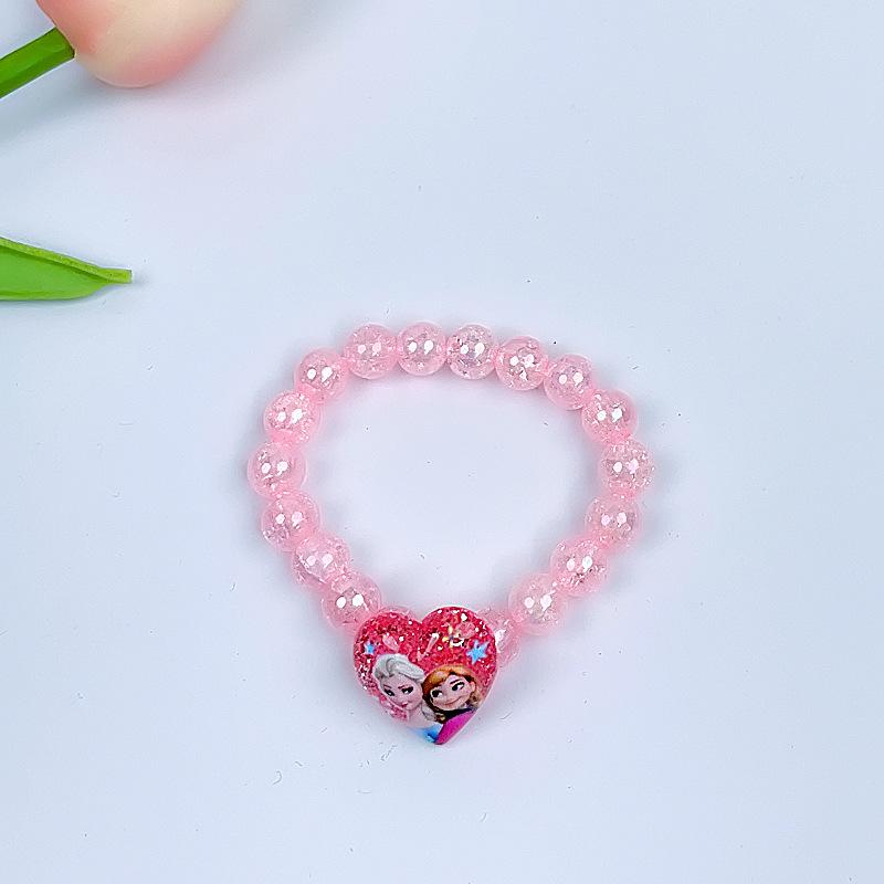 Cartoon Mermaid Pendant Beaded Bracelet for Girls