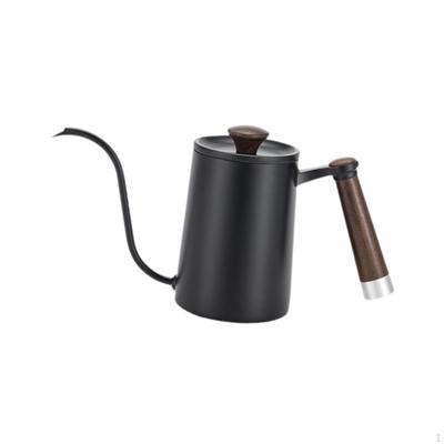 Übergieß-Kaffeekessel Ausguss Praktisch 600ml Handgebrühte Kanne Tee für