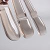 Acrylic Transparent Hangers with Black and Gunmetal Hooks for Women's and Men's Clothing