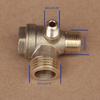3-Way Unidirectional Check Valve Connect Pipe Brass/Aluminium Alloy High Quality Air Compressor Replacement Check Valves