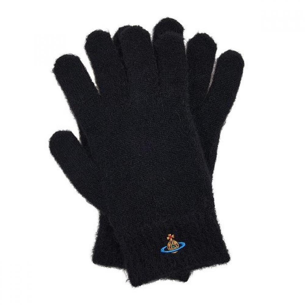 Vivienne WeStwood Feminino P Luvas Felpudas K006a N401