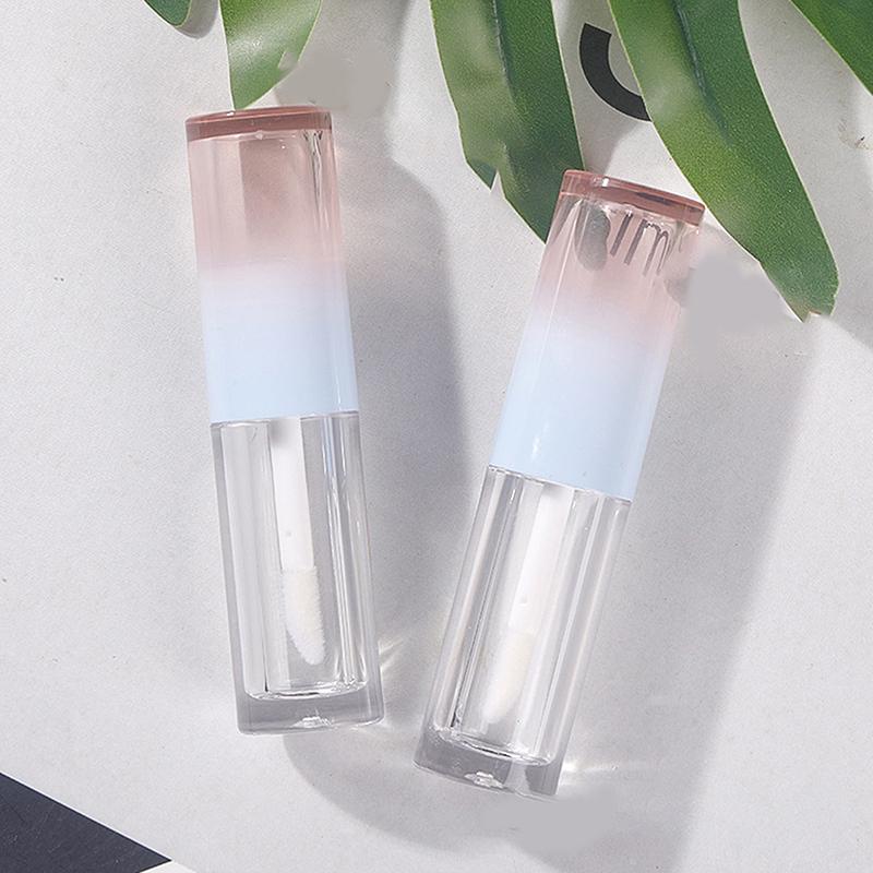 Lip Glaze Bottle Gradient Pink Blue Empty Lipstick Gloss Tube Refillable Bottle Liquid Container Bottle Lipgloss Sample Bottle