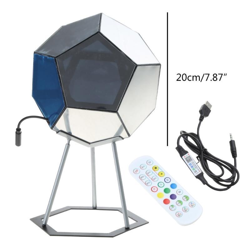 Dodecahedron Gaming Light 3D Cubes Night Lamp for Bedroom Gaming Room Decor Dodecahedron Gaming Light Home Desktop Decor