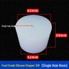 Hole-Punched Food Grade Silicone Stopper for Test Tubes, Bottles, and Water Pipes.