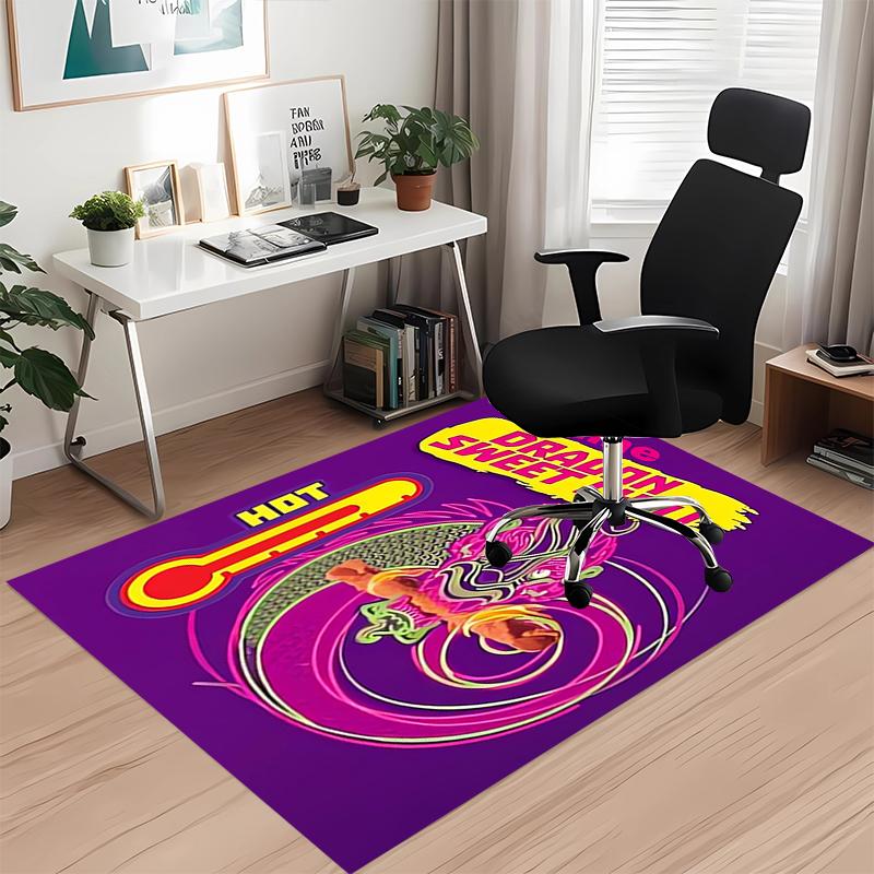 Tappeto Stampato Takis Fuego con Nome Personalizzato, per Sedia da Ufficio Soggiorno Camera da Letto Cucina Decorazioni Regali.