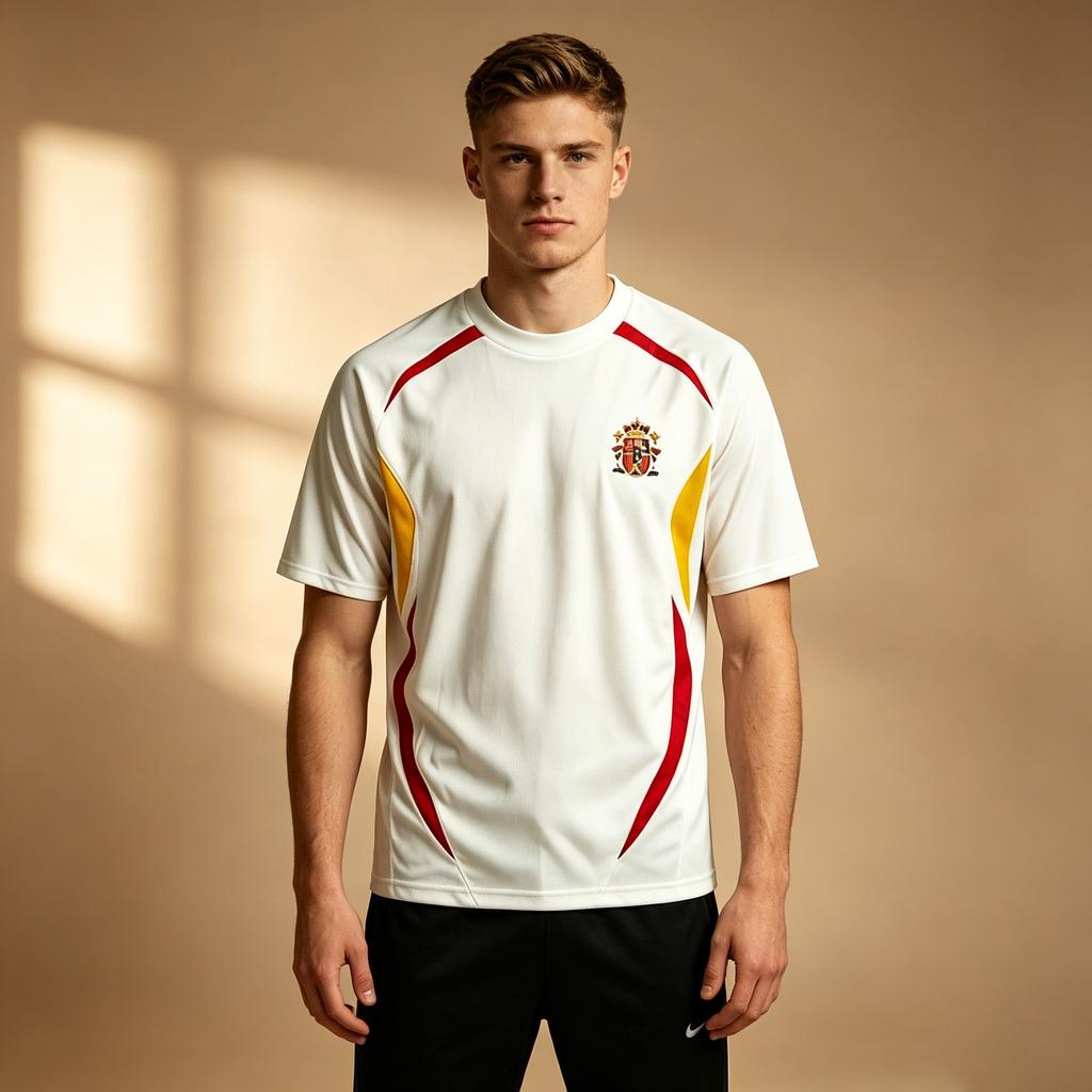 3 Colors Spain Soccer Training Jersey Red Yellow Blue 3D Print Tshirt Quick Dry Sport Short Sleeve Fan T-Shirt