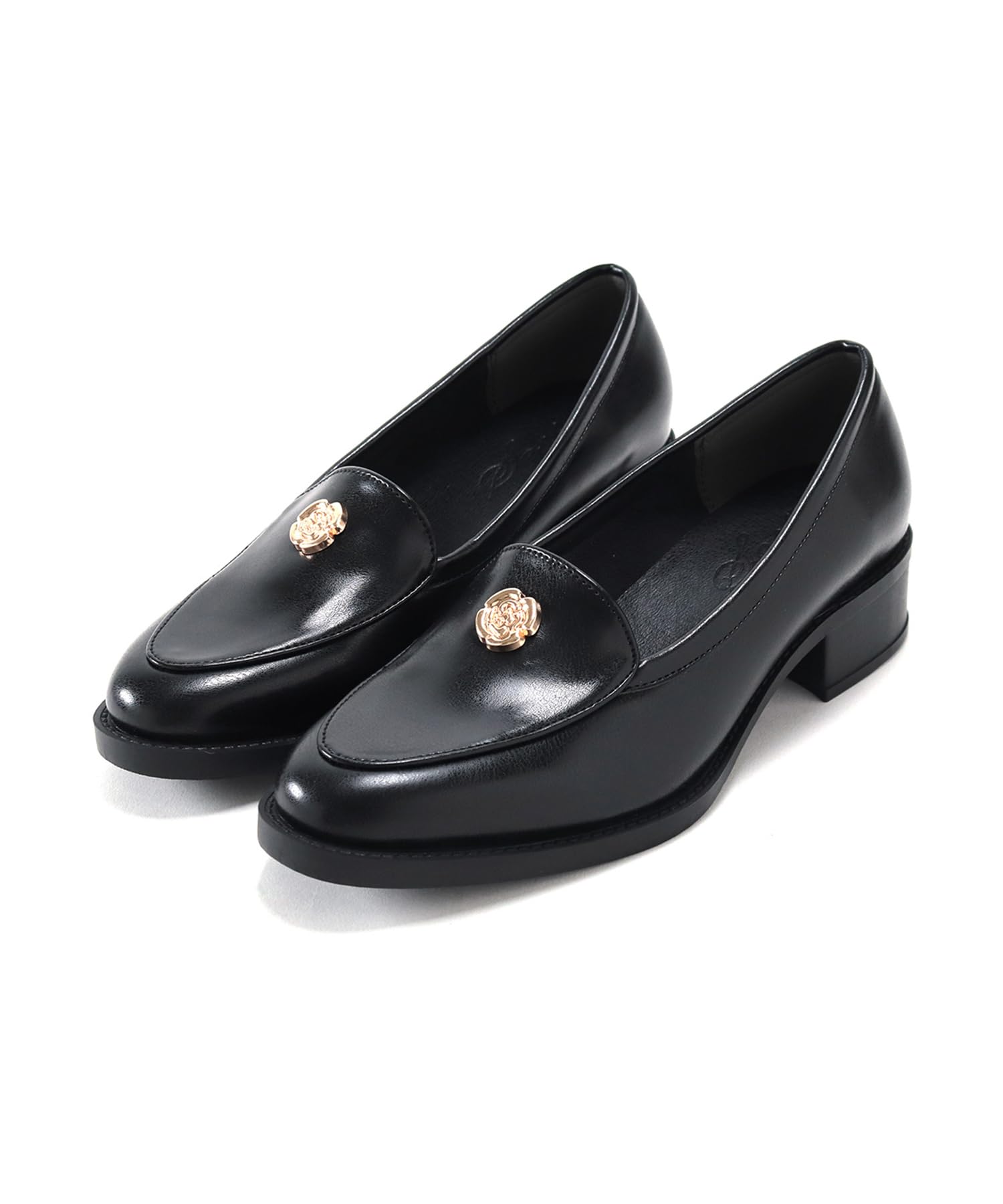 

Button Loafers for [Sest] Women, LL, Black, dtp2200-BLK-LL чорний