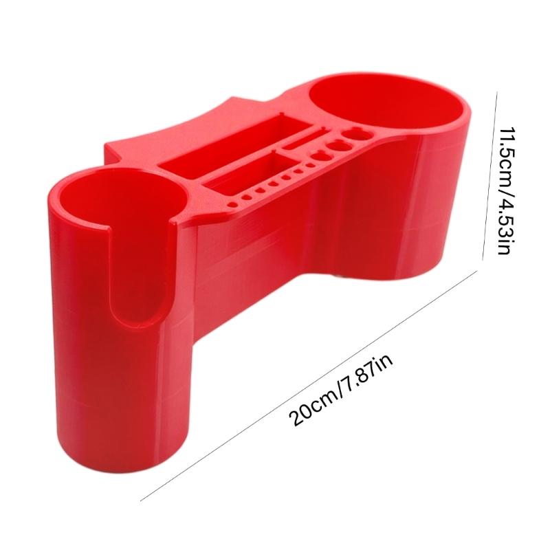 Fishing Bucket Gear Tray, Plastic Side Storage Rack for Small Item Pickup, Practical Bucket Accessory for Pond Fishing and Outdoor Use