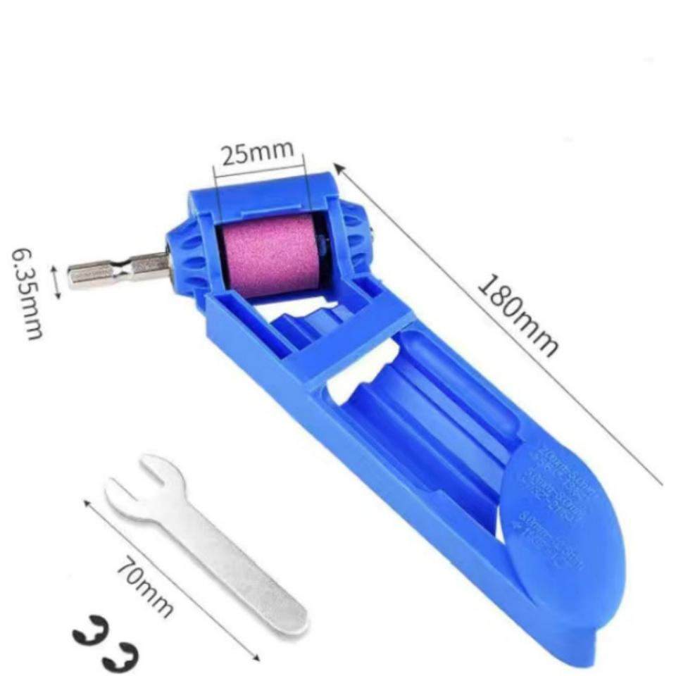 

1 комплект, портативная точилка для сверл 2,0-12,5 мм, заточка спиральных сверл, станок для заточки корундовых шлифовальных кругов, инструменты синий