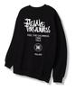 TI.GLAKE Extra Logo Sweatshirt Black [Fleece Lining]