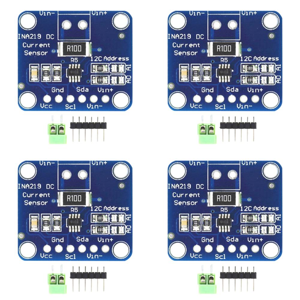 1-10ks MCU-219 INA219 I2C Modul pro obousměrné monitorování proudu a výkonu s nulovým driftem, 3V-5V napájení, Breakout modul
