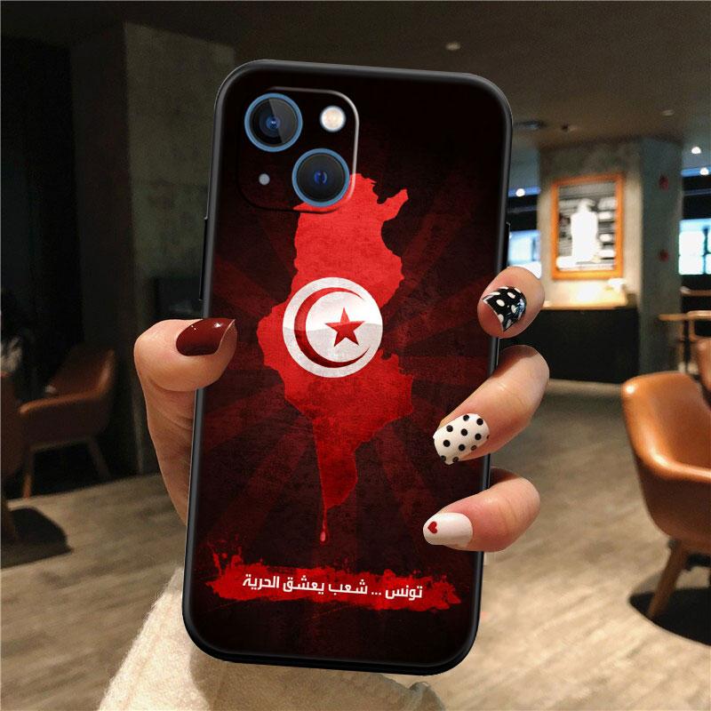IK72 Tunisian Flag Passport Shell Phone Case for Samsung Galaxy Note 10 20 S23 S24 S25 Ultra FE Plus Edge Lite A02S A35 A07 A17