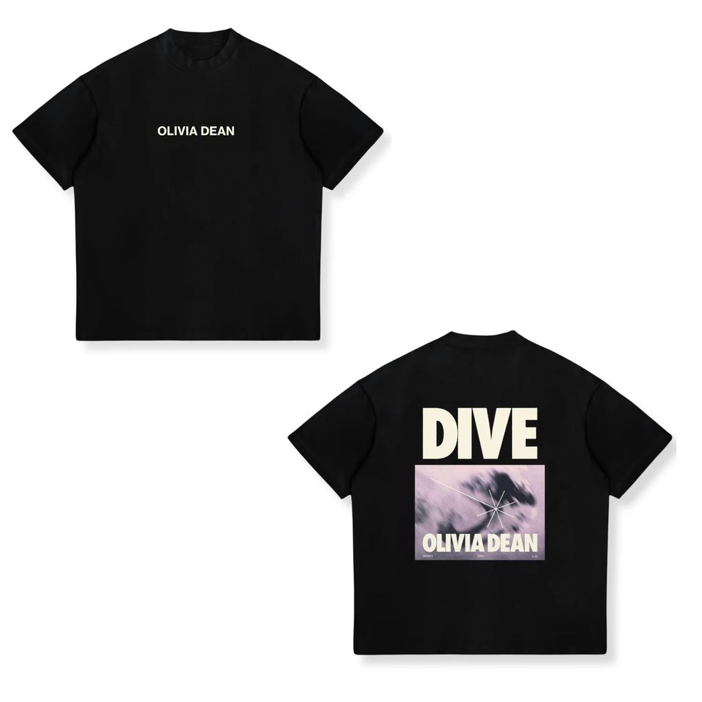 Uk Singer Olivia Dean Merch 2026 Unisex Tshirt Unisex Short Sleeve Tops Fashion Tee Clothes Causal Y2K Tops Cotton