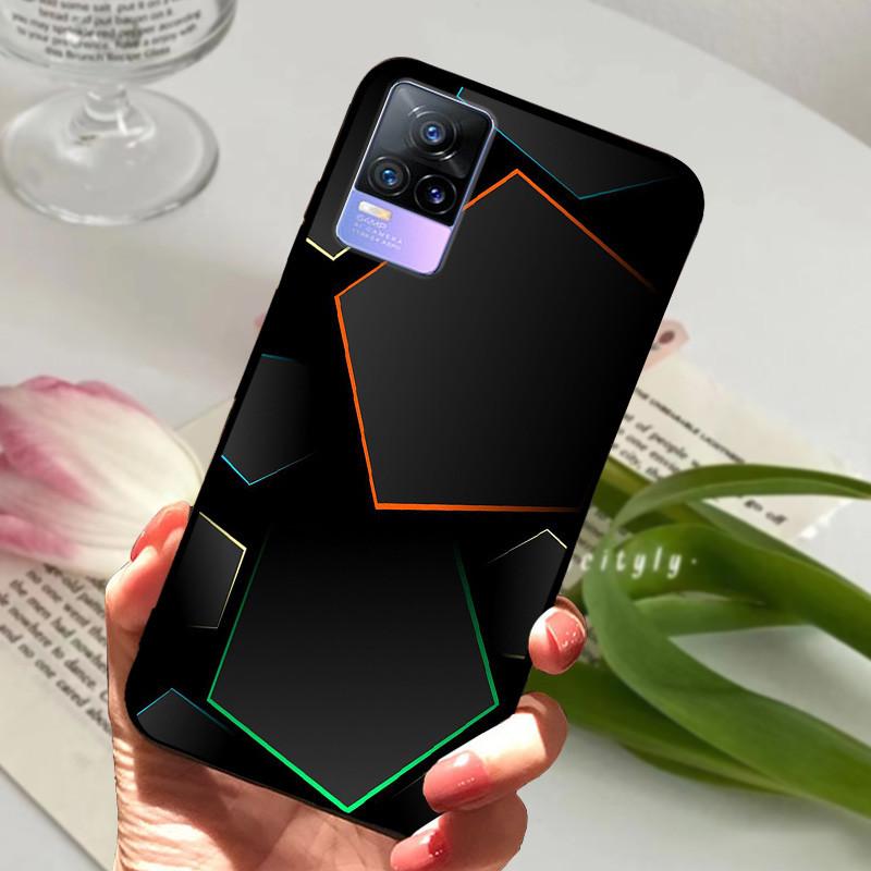 For Vivo V21e Case V 21e V2061 V2055 Soft TPU Phone Protective Fundas Cover For Vivo V21 V 21 4G 5G Shockproof Bumper Shells