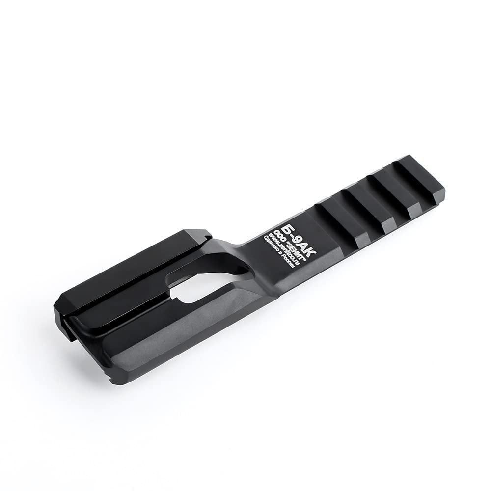 WADSN B-9AK Type Rail Offset Mount for Klesch 2P 2U M300, M600, X300, and X400 Flashlights, Extension Base, Compatible with 20mm Rails