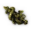 Viper Knight Sword Alloy Belt Buckle - Trendy, Smooth, Fashionable Plate Accessory
