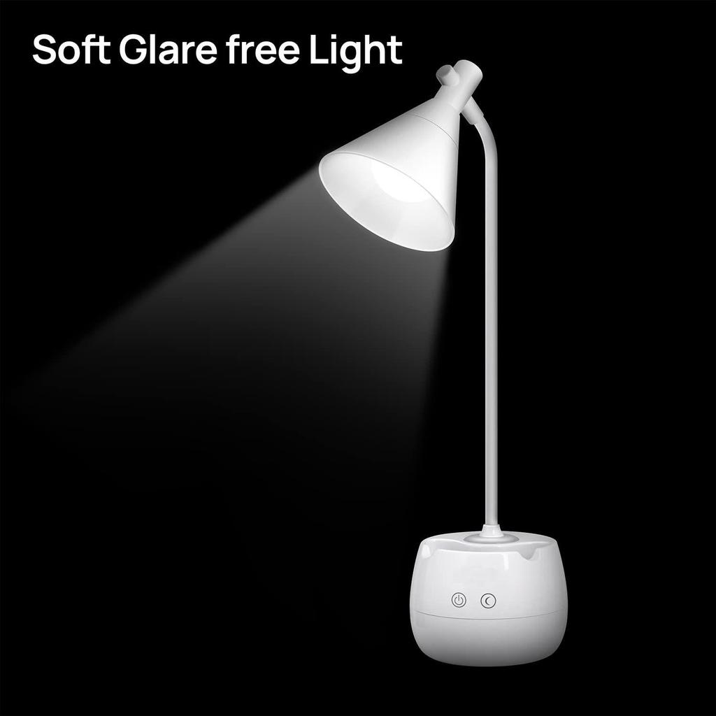 6w Rechargeable LED Table Lamp- 3 Grade Dimming and Night Light (E20002)