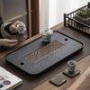 Elegant Chinese Tea Trays with Drainage & Storage