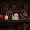 Mini Ghost Cat Dog Desktop Ornaments 3D Printed Ghost Cat Dog Statue  TV Cabinet